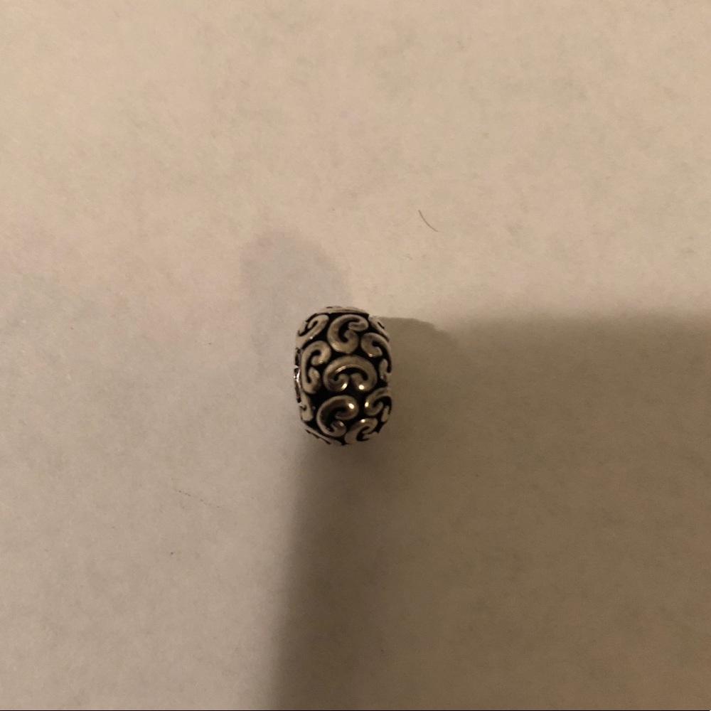 Pandora scroll charm